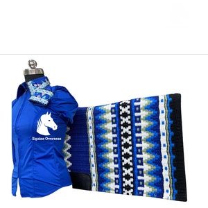 Western Showmanship Horsemanship Pleasure Show Shirt and matching show pad