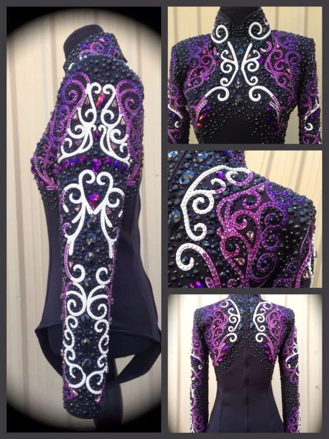Ensemble Gilet Et Chemise D’équitation Western LUX SHOW APPAREL – Concours Et Showmanship