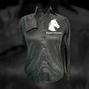 Twilling Sparkle Western Stretch Show Shirt  Horsemanship Showmanship Pleasure Show Shirt Youth Modern Cowgirls Western Button Down Shirt