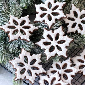Snöflinga kakform
