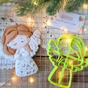 Stl file download Angel cookie cutter