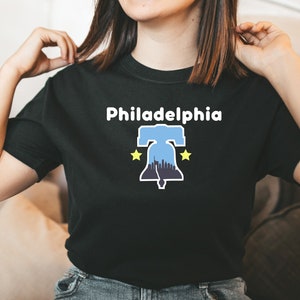 Phillies New Philly Connect Jersey Liberty Bell Logo TShirt