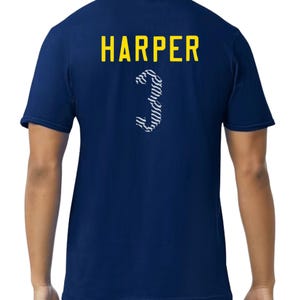 Philly Connect Blue Bell Tee Player Number Front and Back, Harper, Bohm, Stott, Realmuto, Schwarber