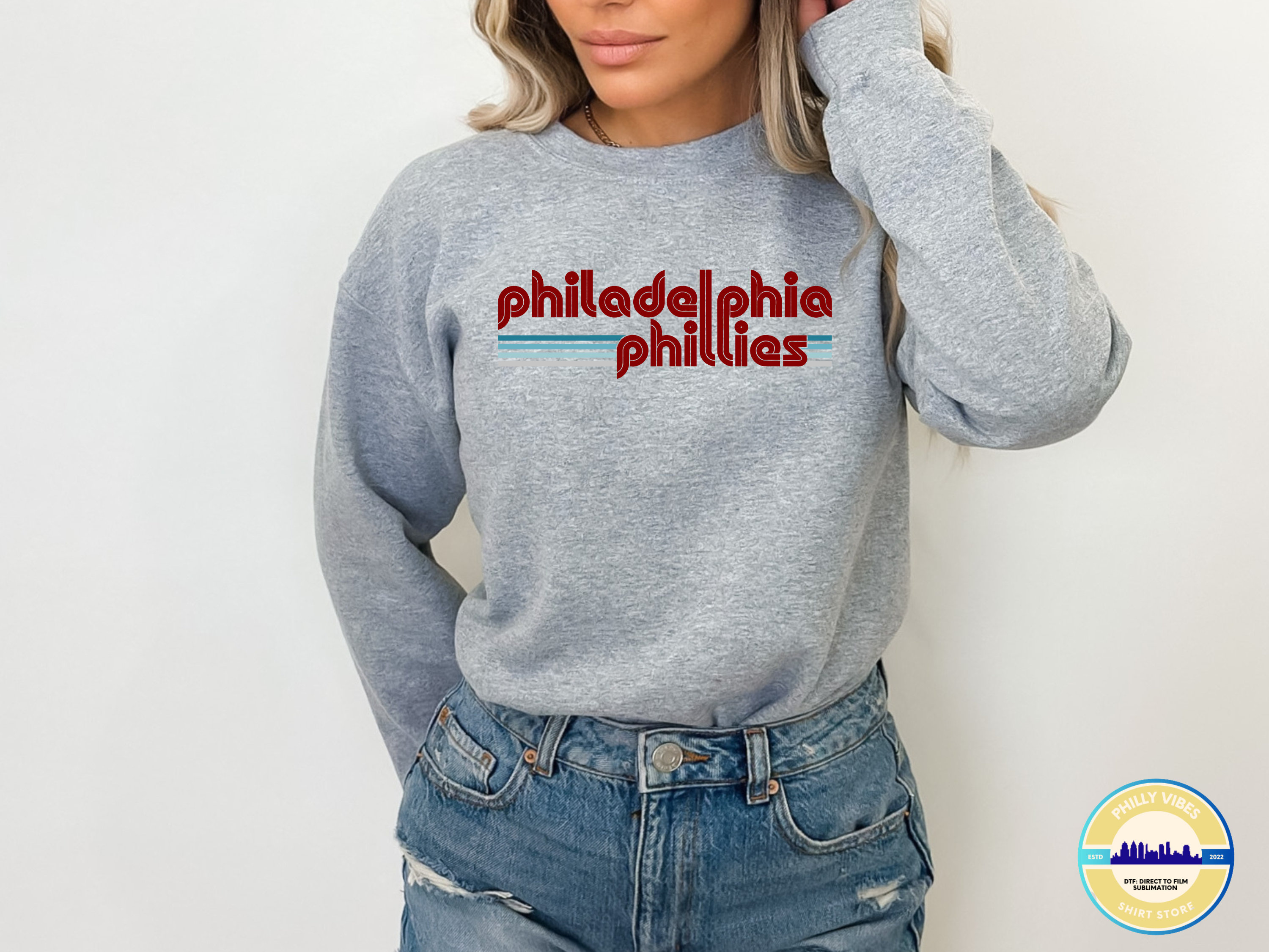 Phillies cheap crewneck sweatshirt