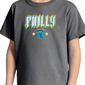 Philadelphia Phillies New Trendy City Connect Comfort Colors Youth T Shirt