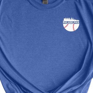 Philadelphia Baseball Tee Corner Graphic Tee für Frauen oder Männer, Unisex Tee