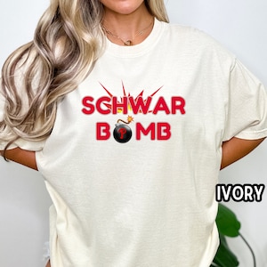 Schwar Bomb Schwarber Philadelphia Phillies Comfort Farben T-Shirts, Phillies für Männer, Phillies für Frauen, Phillies Fan
