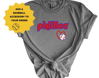 Phillies Heart TShirt with Accessory