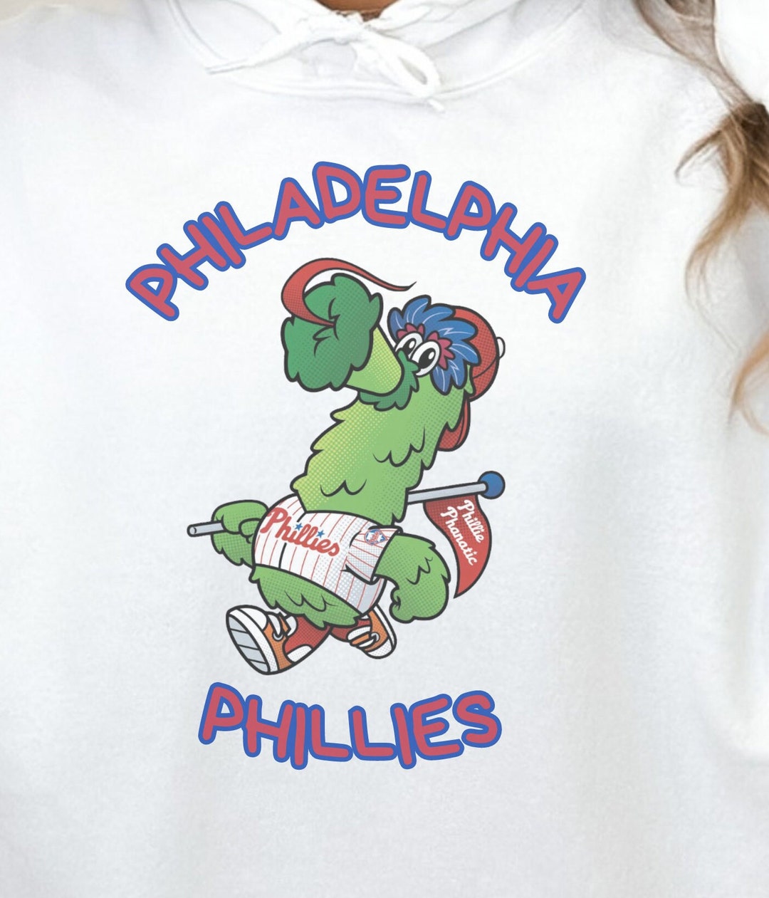 Phanatic Phillies Holding Flag Funny Trendy Toddler Tshirt Long Sleeve Tee Crewneck Sweatshirt Hooded Sweatshirt Etsy UK
