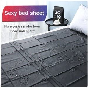 PVC Bed Sheet for Couples Adult Game Massage Waterproof Bedding