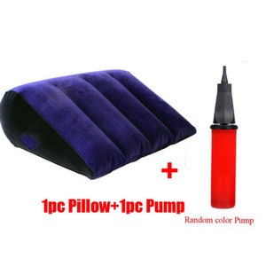 1pc Inflatable Leg Rest Pillow Wedge, Leg Support Pillow, Leg Wedge Pillow