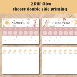 Toddler Chore Chart Visual Daily Routine Cards Daily Rhythm Chore Chart ...