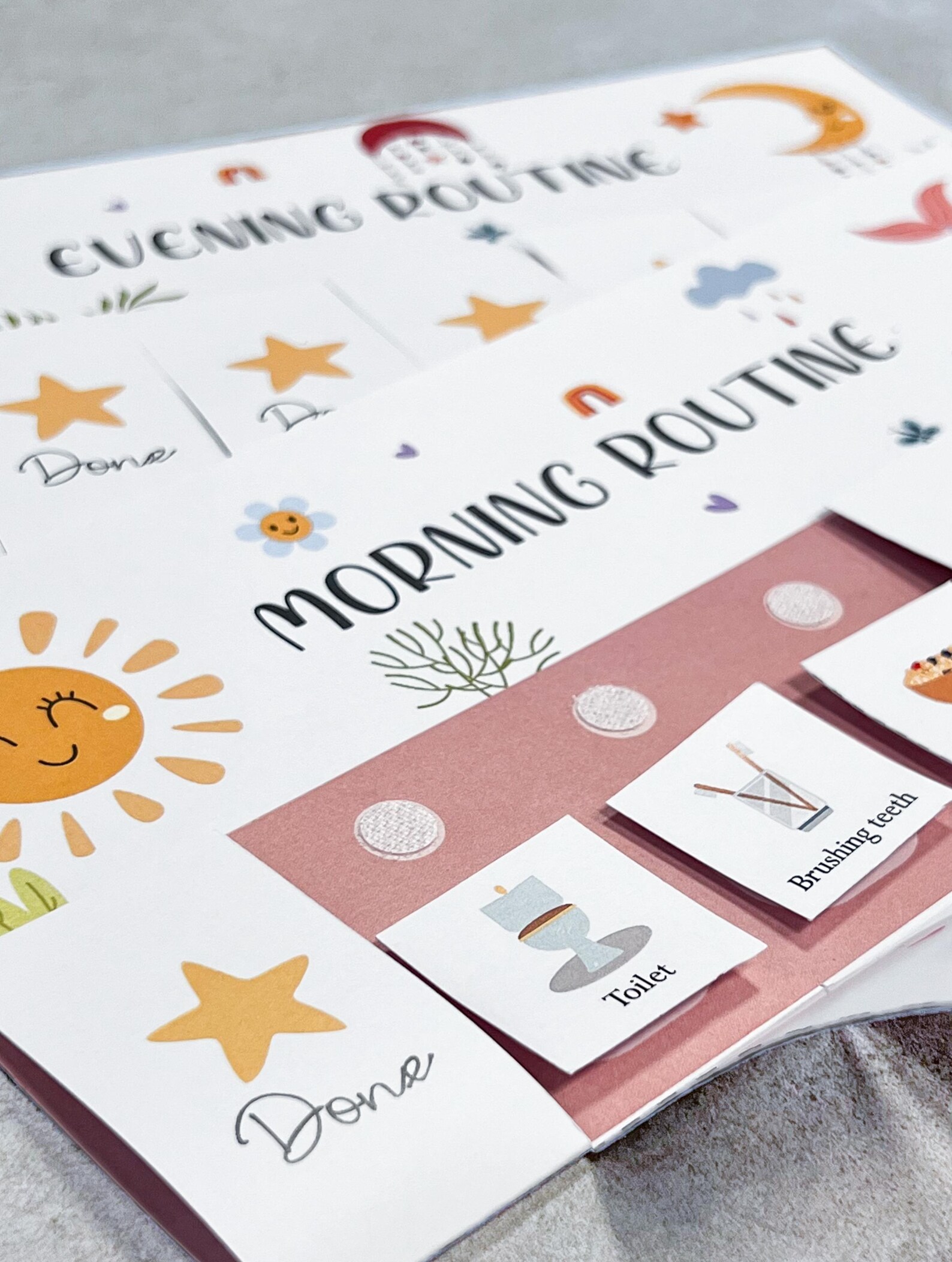 Toddler Chore Chart Visual Daily Routine Cards Daily Rhythm Chore Chart ...