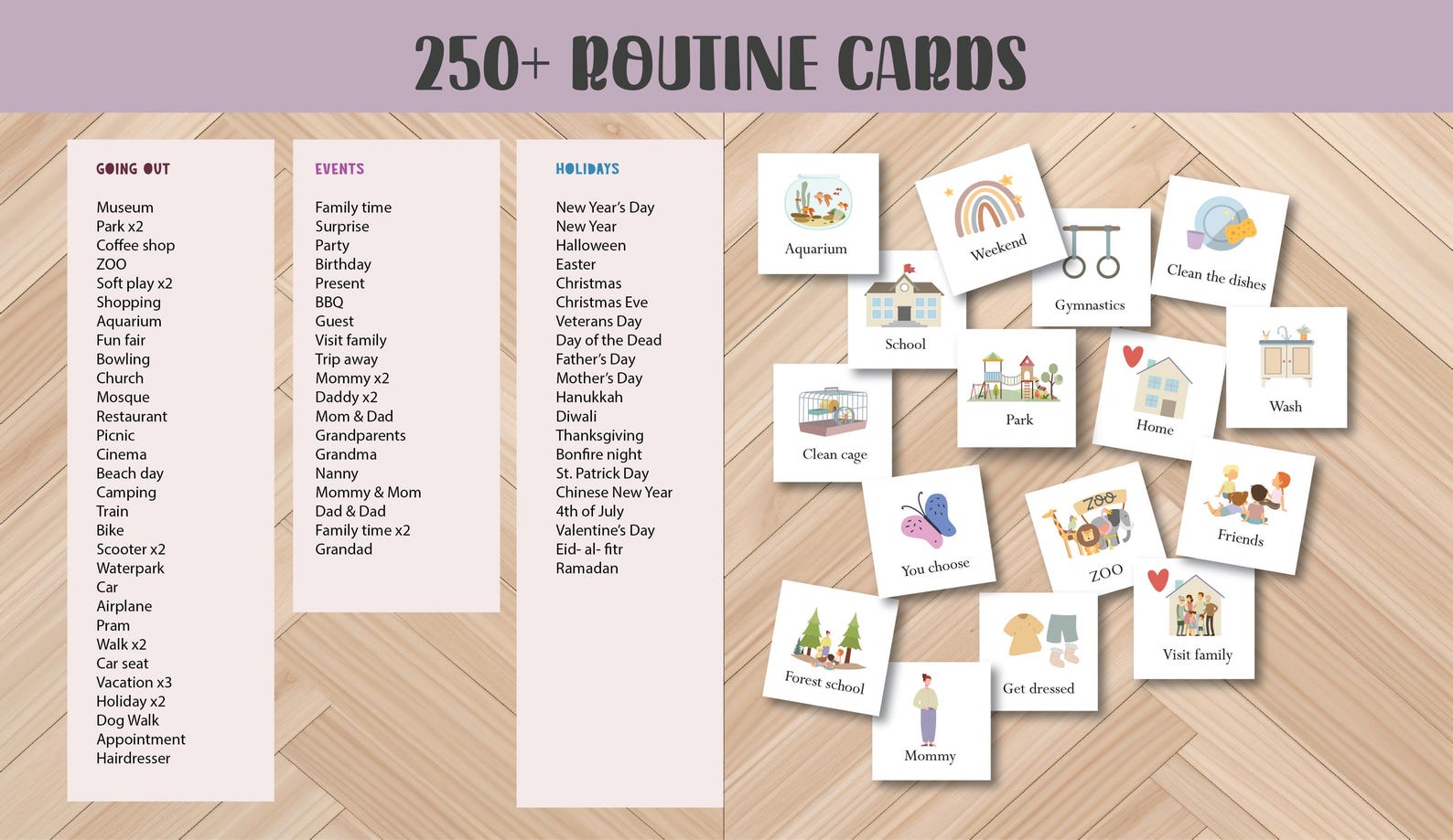 Kids Organization Tool Chore Chart Morning Routine for Kids Evening ...