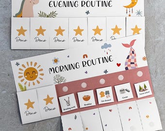 Toddler Chore Chart Visual Daily Routine Cards Daily Rhythm Chore Chart  Kids Habit Tracker Autism  Daily Chart Digital Download Cards