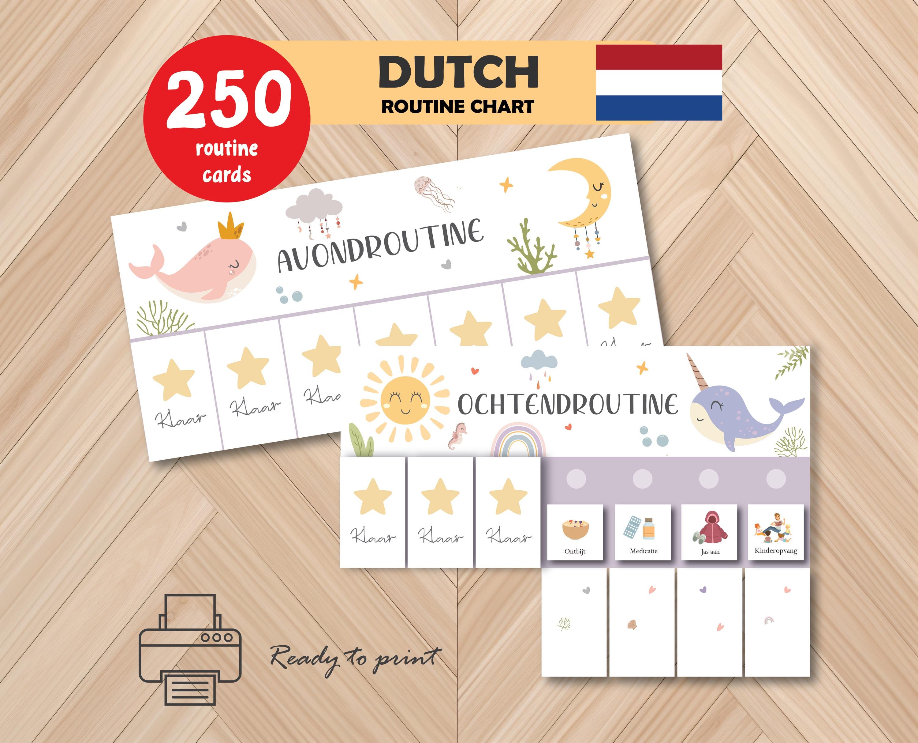 Dagplanning Visuele Routinekaarten Voor Kinderen – Digitale Dagroutine ...
