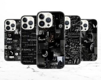 Sad Phone Case Hülle für iPhone 15 14 13 12 Pro 11 XR 8 7, Samsung S23 S22 A73 A53 A13 A14 S21 Fe S20, Pixel 8 7 6A