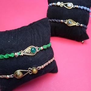 micro macrame fancy bracelets