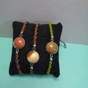 micro macrame fancy bracelet