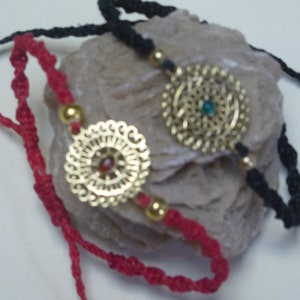 Fancy bracelets - micro macramé