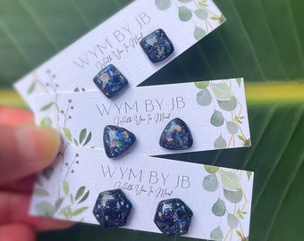 Black Shine Stud