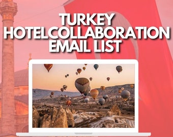 TURKEY ISTANBUL Hotel Collaboration Email List | Travel l Contact List Holiday l Template l Trip Sponsorship Partnerships SEO | Influencer