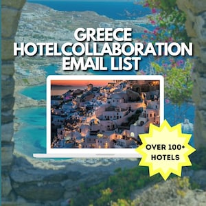 GRECIA MYKONOS SANTORINI Collaborazione alberghiera Lista e-mail / Viaggi l Lista contatti Vacanze l Modello l Sponsorizzazione Partnership Influencer