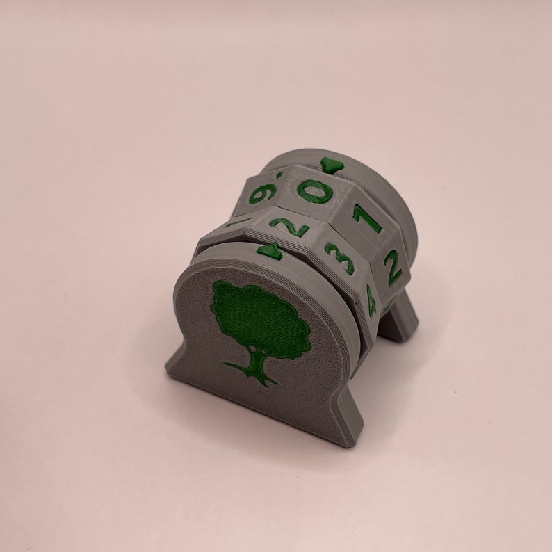 3D Printed Magic the Gathering Spindown Life Counters Gray Version With ...