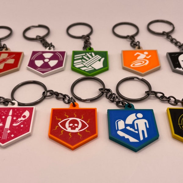 Call of Duty Modern Warfare III Zombies inspired perks keychains / small gift