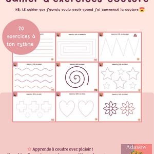 My First Sewing Workbook: 20 Practical Printable A4 Sheets to Learn to Sew | Beginner Sewing | Sewing Ebook