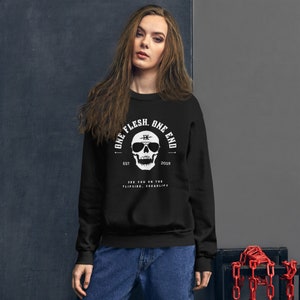The Locked Tomb, Gédéon Neuvième, Sweatshirt unisexe One Flesh One End