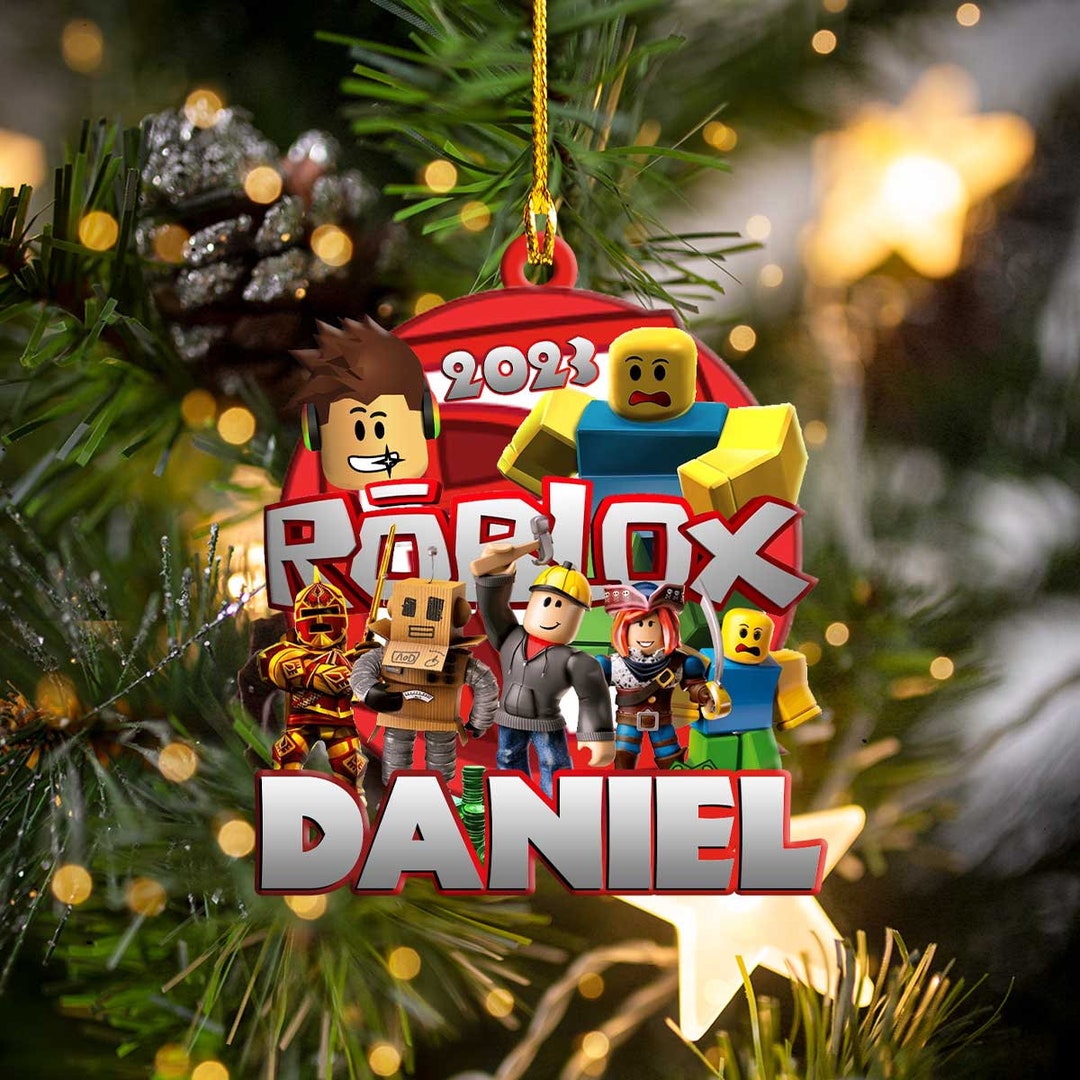 Roblox Ornament 2023 Personalized Roblox Gaming Ornament Etsy