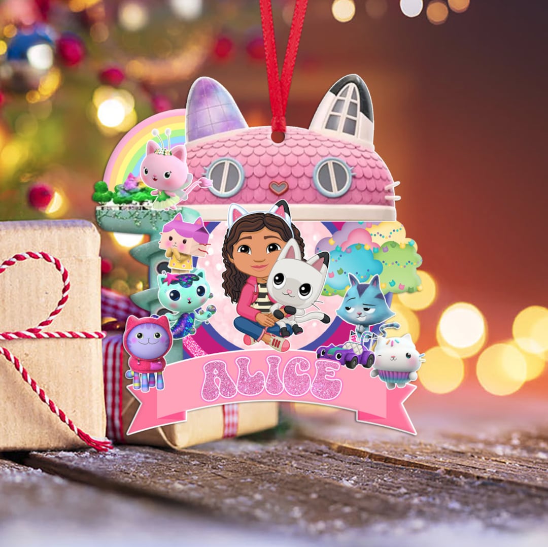 Custom Gabby's Dollhouse Ornament Personalized Gabby Etsy