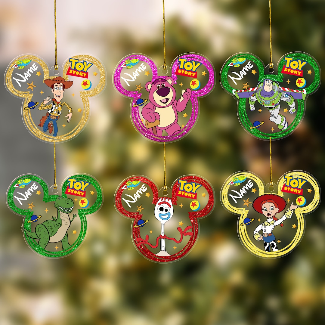 Custom Toy Story Characters Christmas Ornament Toy Story Etsy Australia
