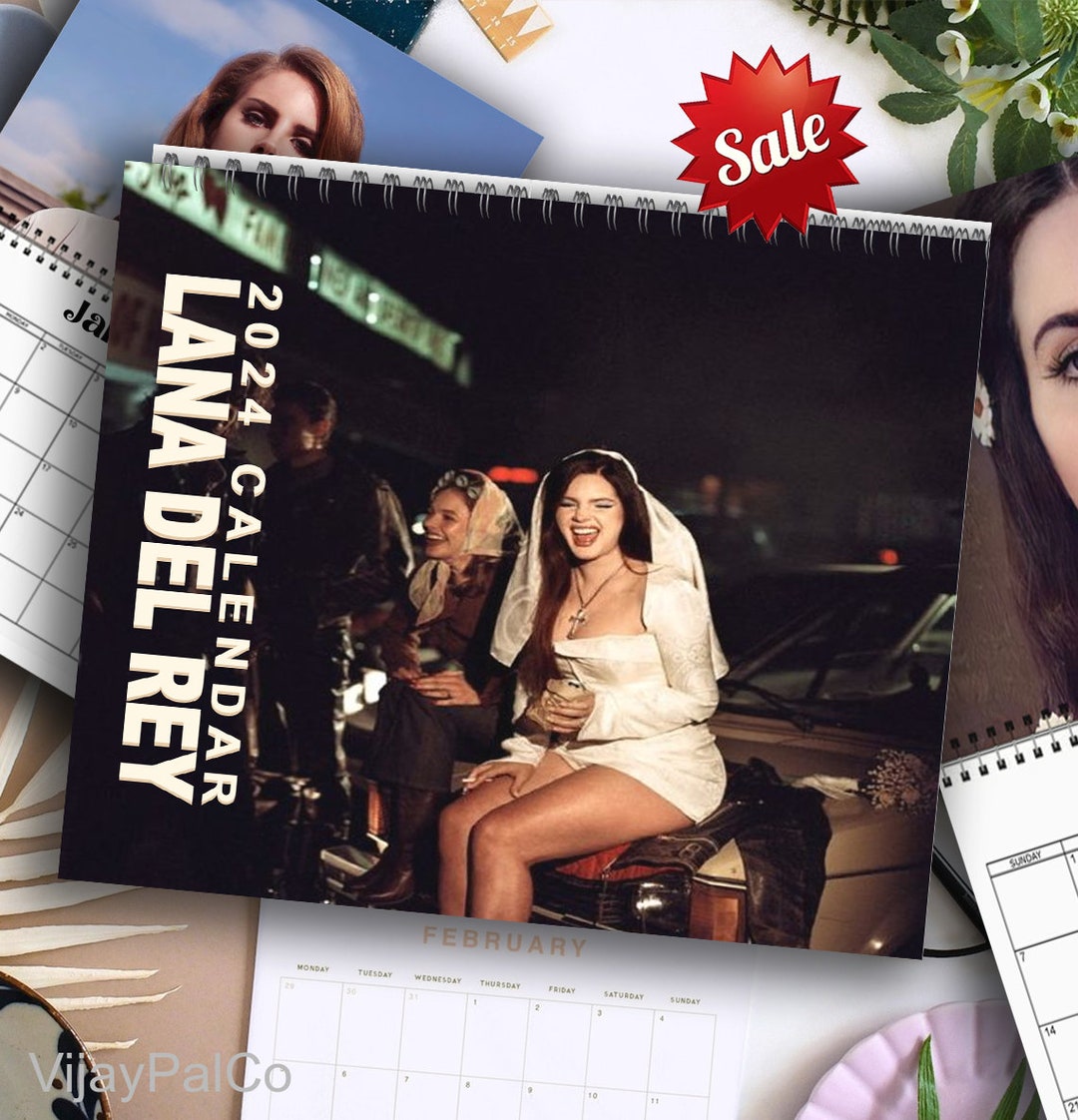 Lana Del Rey Calendar Vol.1 2024 Calendar, Wall Calendar 2024, Planner