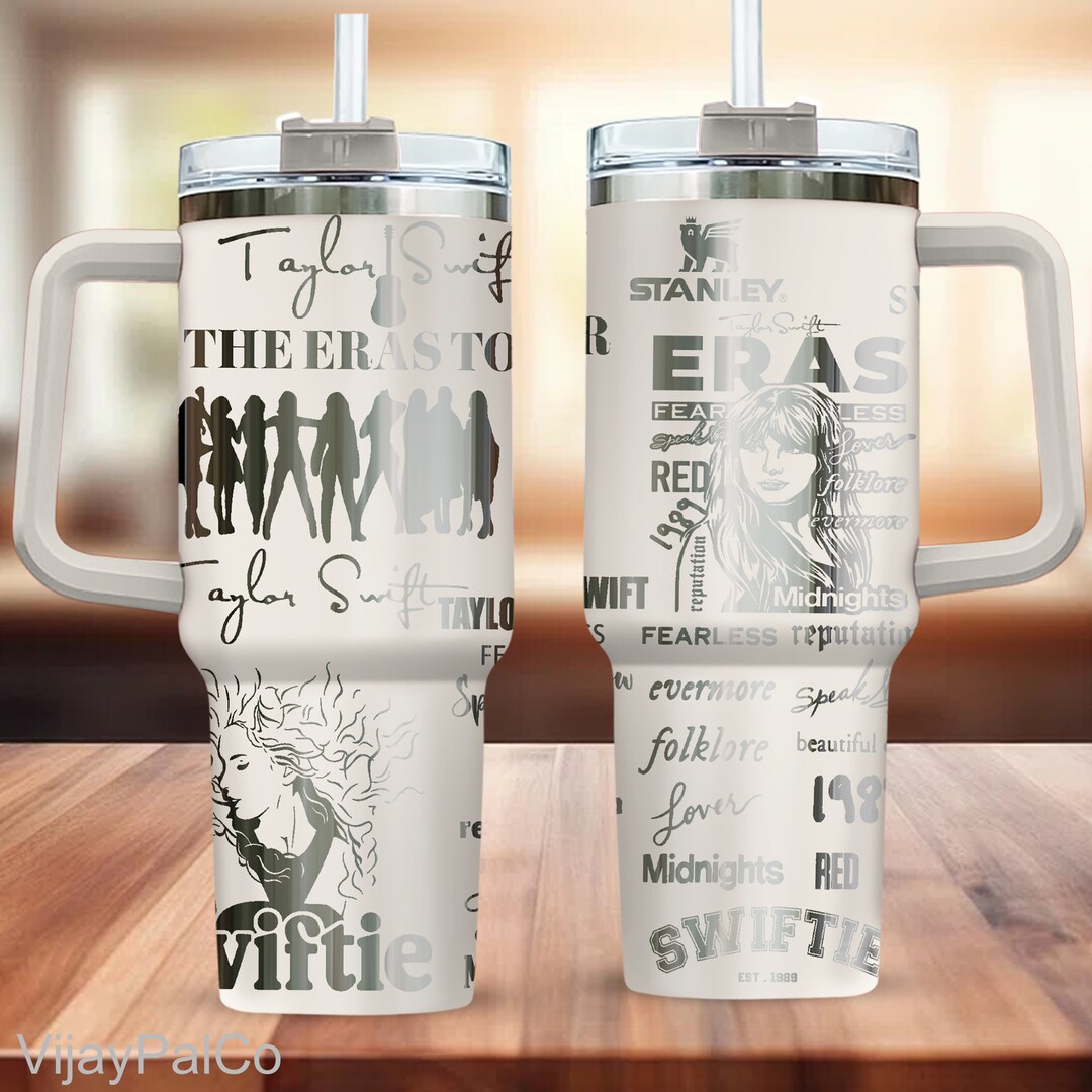 Taylor Swift the Eras Tour Stanley Engraved 40oz Tumbler, Custom Engraved Tumbler, Stanley Cup