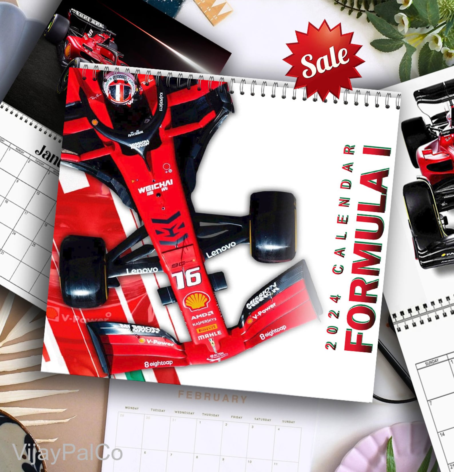 2024 F1 Wall Calendar, Formula 1 Calendar 2024, Celebrity Calendar