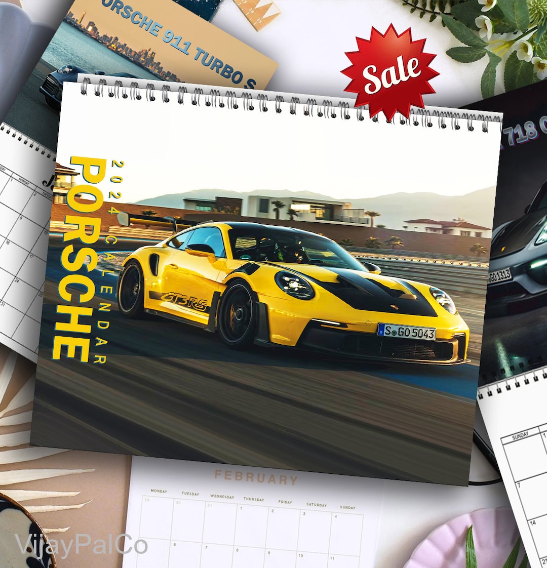 Porsche 911 Calendar 2024 Calendar, Wall Calendar 2024, Porsche 911