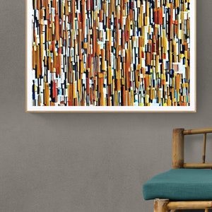 Multi Coloured Abstract Wall Art. Raw JPG file