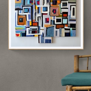 Multi Coloured Modern Gallery Art - Wall Art. JPG file