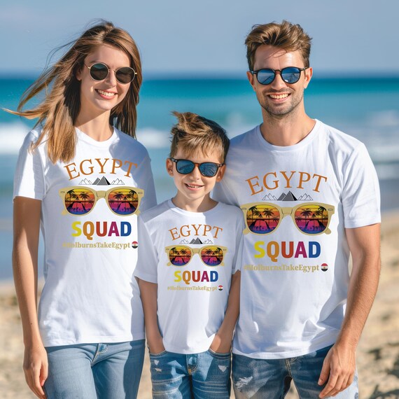 Matching Family Holiday Vacation T shirts Set Holiday T shirt Egypt Family Holiday Shirts Egypt Family Vacation Harmonitees Etsy Canada