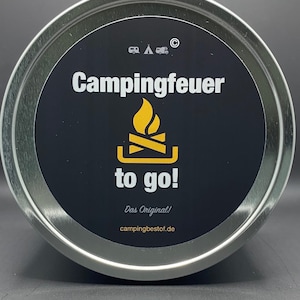 ZWEIERSET l SPARPREIS I Dein Campingfeuer to go Camping Wohnmobil Wohnwagen l das perfekte Geschenk für Camper Bild 1