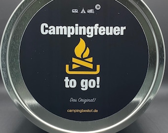 Votre feu de camping à emporter ! Camping caravane camping-car l Votre camping-car sous la plus belle lumière l le cadeau parfait pour les campeurs l feu de camp