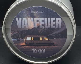 Van fire to go! Mosquito repellent l camping motorhome caravan camper van campervan l gift camper l campfire