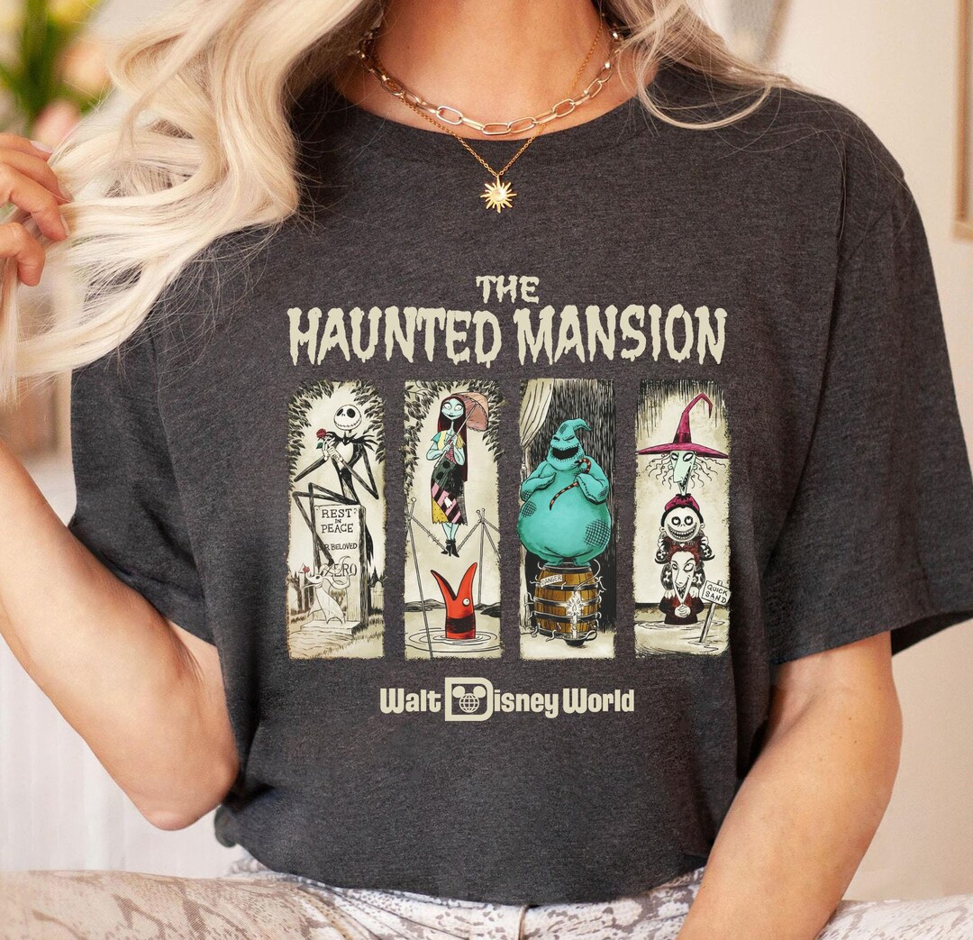 Nightmare Before Christmas Stretching Room Shirt the Haunted Etsy