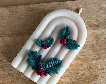 Funky Christmas Rainbow Candles | Soy Wax Candles | Home Decor | Shaped Candle | Handmade Gift | Quirky Candle