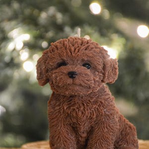 Large Dog Candle | Puppy Candle | Dog lovers gift | Holiday Gift | Christmas Gift | Dog Gift | Christmas Decor | Home Decor | Housewarming