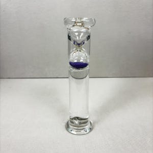 Floating Hourglass Glass Sand Timer – Newton Gravity Blue Sand