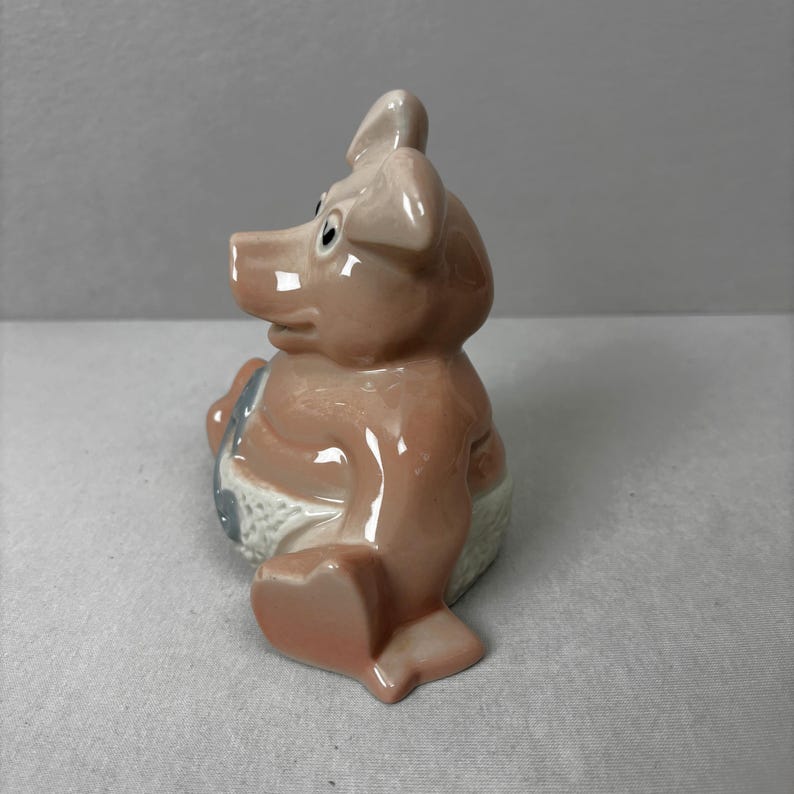 Wade Natwest Woody Piggy Bank – 1980s Ceramic Baby Pig Money Box - Etsy