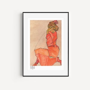 Famous art prints download wall art, famous artist oil painting, famous abstract art modern, printable art museum art, Egon Schiller art